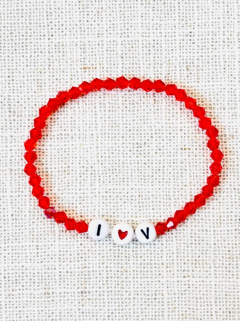 BTS V TAEHYUNG BIAS BRACELET RED